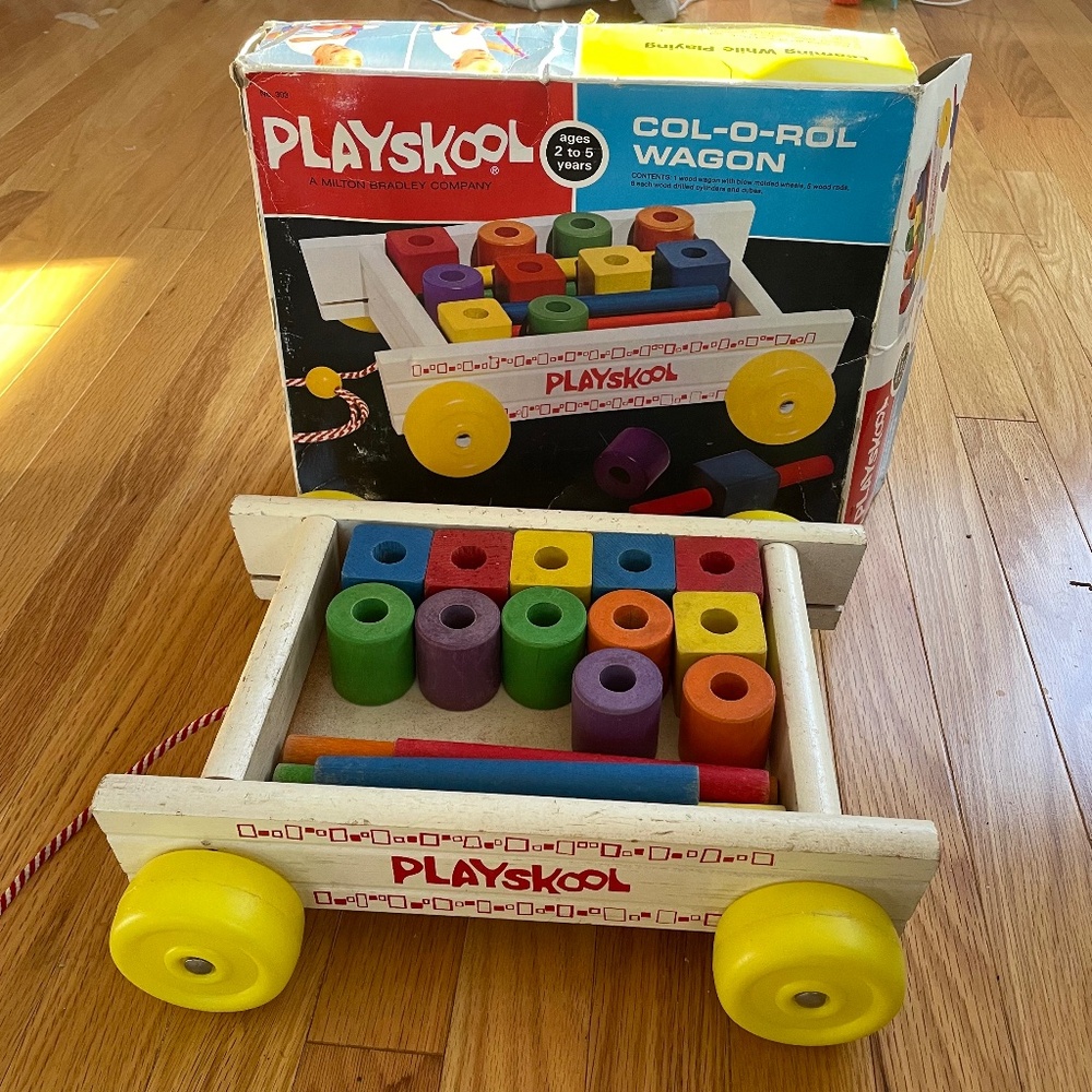 1969 Playskool Col o Rol Blocks